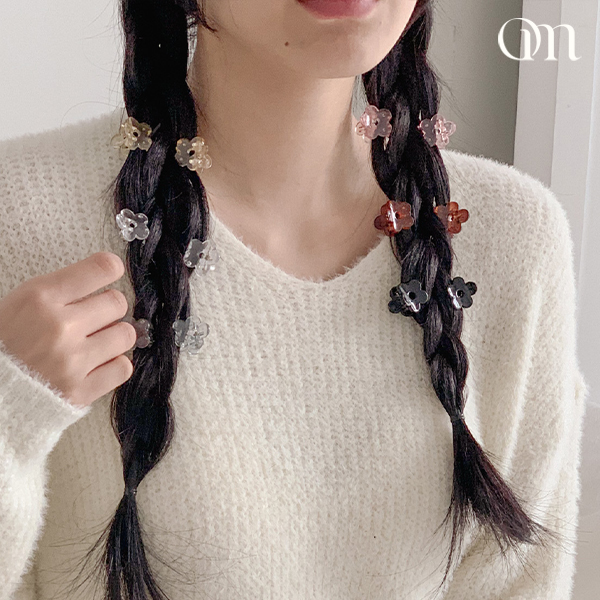 초미니 집게핀 프랑스 반묶음 미니 헤어핀 36pcs - 상세 이미지 5