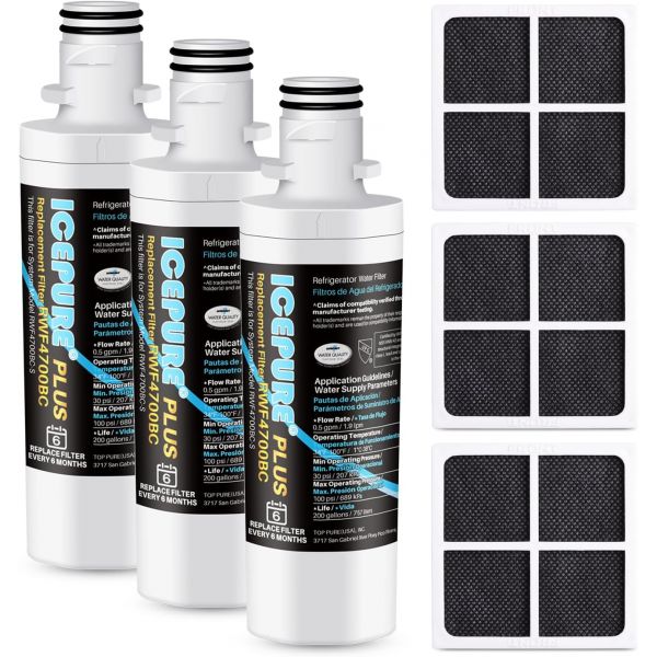 ICEPURE PLUS ADQ747935 NSF/ANSI 53 LG LT1000P MDJ64844601 켄모어 엘리트 9980 LT1000PC ADQ7479501 LT1000 : 쇼핑하하2