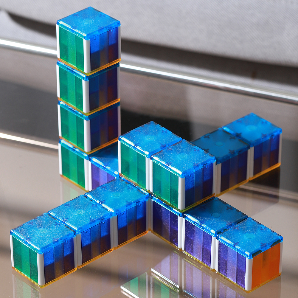 루넬 자석블럭 교구 매직큐브 자석장난감 18pcs