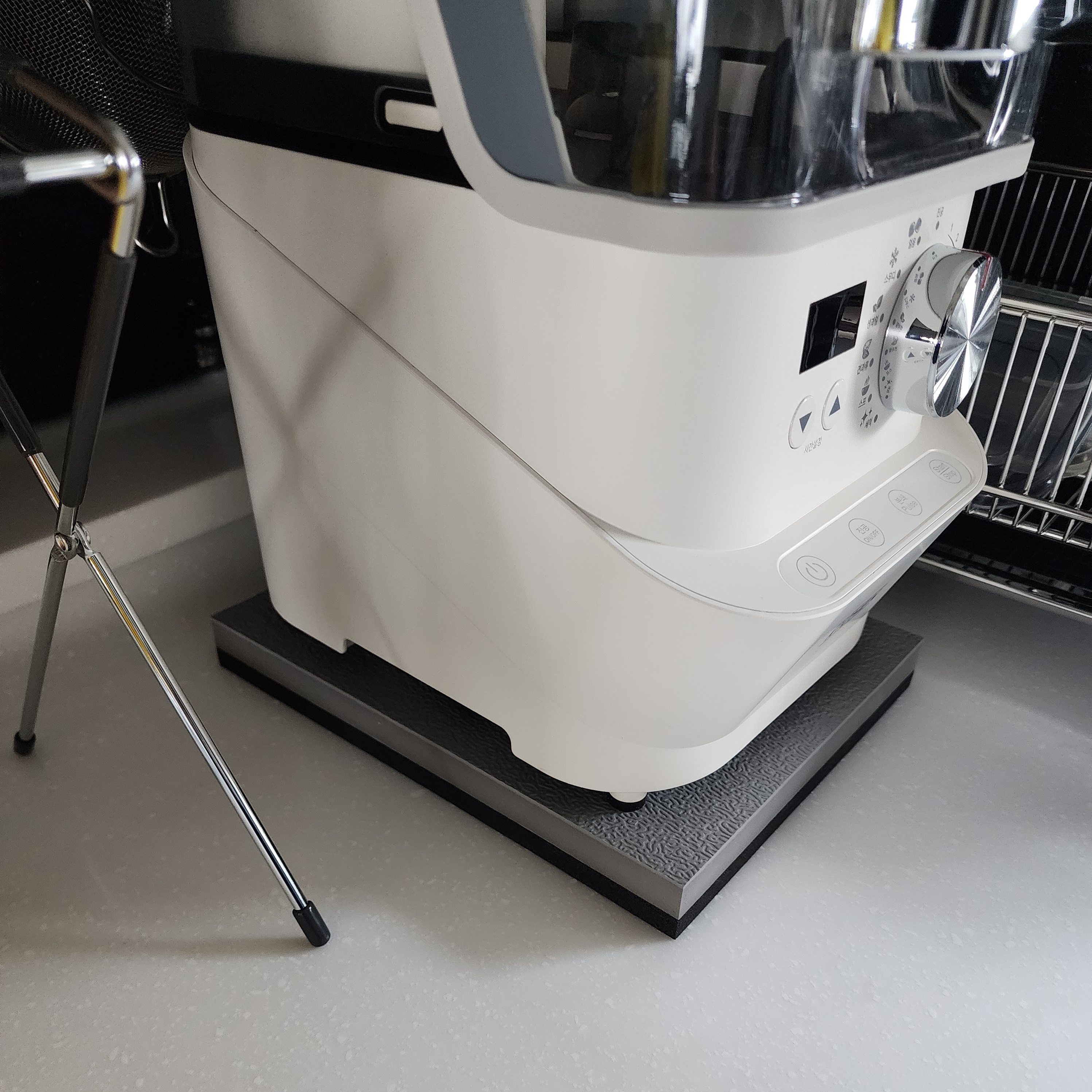 덕진스펀지 믹서기 매트 2개 층간소음 방진 소음 진동 방지 25Tx200x200 닌자