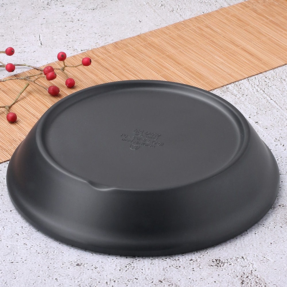 먹토 멜라민 그릇 앞 접시 나눔 반찬 중국집 식당 업소용 식기 38.8cm, 항아리 뚜껑접시 - 상세 이미지 4