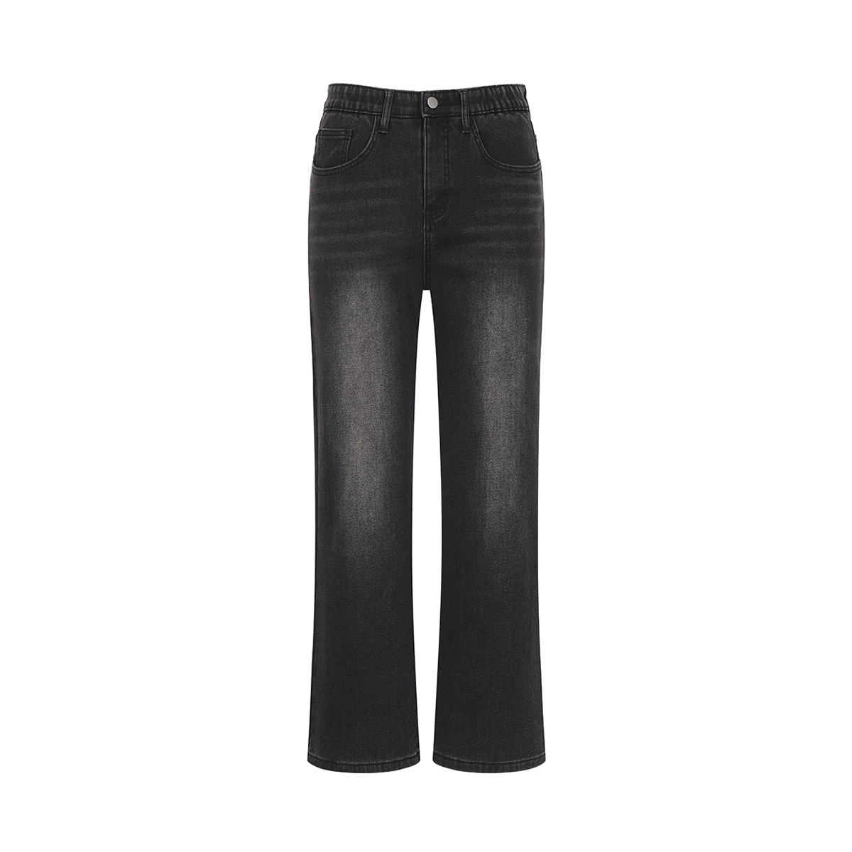[S-XL] 예시카 히든 밴딩 세미와이드 핏 데님 YJ1DP507 - 상세 이미지 3