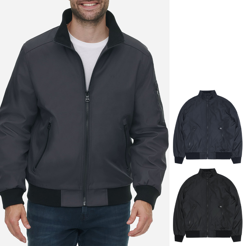 캘빈클라인 CK 남성 봄버 윈드 브레이커 바람막이 자켓