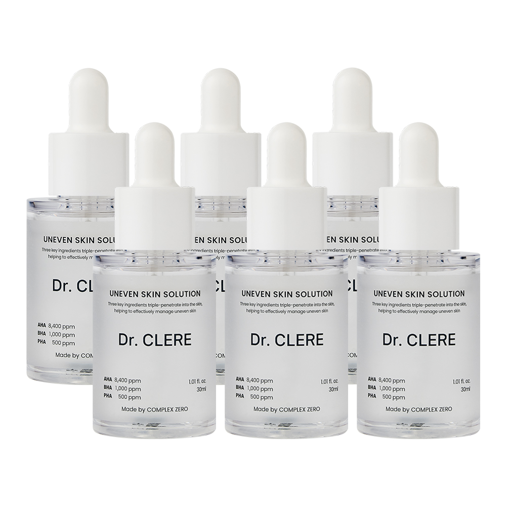 [임상실험3종 통과완료] 닥터끌레르 좁쌀 요철 피부 솔루션 30ml, 6개 - 상품 이미지