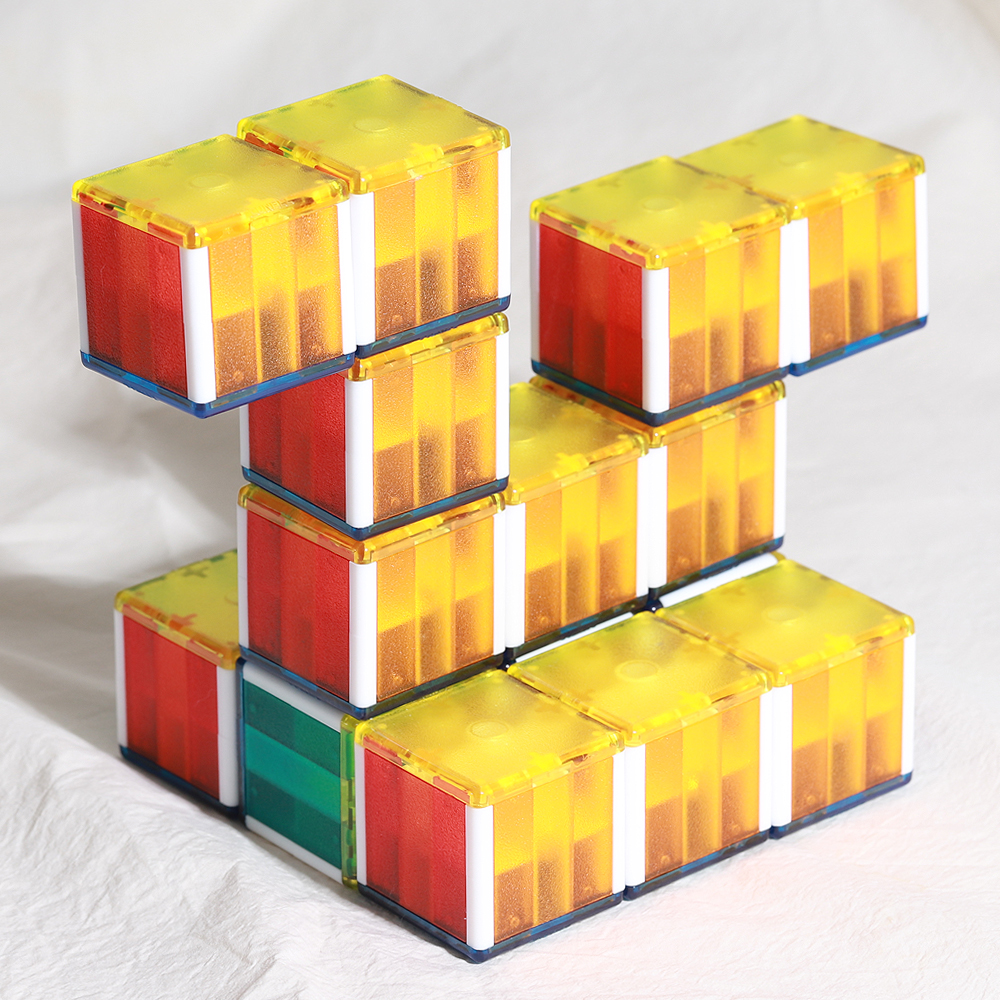루넬 자석블럭 교구 매직큐브 자석장난감 18pcs