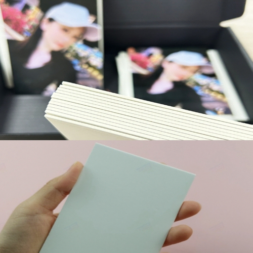포카용 하드 보드지 연예인 가족 사진 받침 딱딱한 종이 골판지 전시 보관 포장 배송 판매 - 상품 이미지