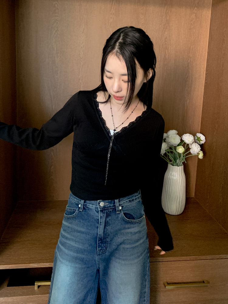 [30%할인] 블랙 엑시티즈 롱 드롭 목걸이 상세 이미지 4