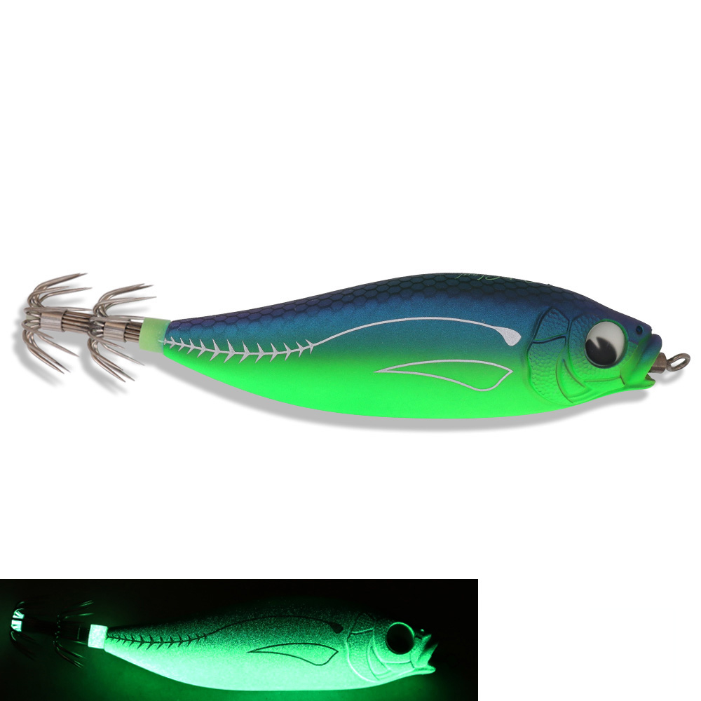 캣츠크로우 모잉 롤링에기 심해 갑오징어 쭈꾸미 에기 No.08 퍼플 그린, 7cm