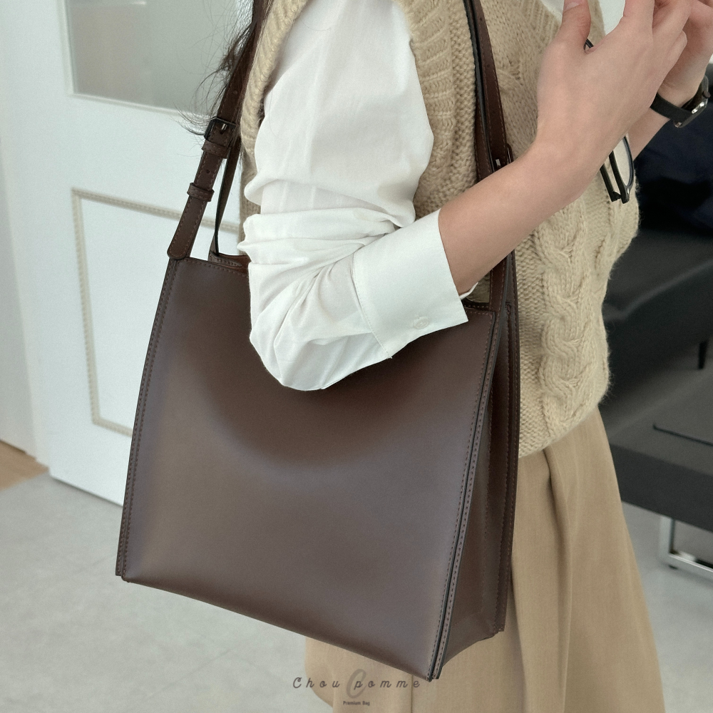 캐주얼 숄더백 뉴 110 대학생 직장인 데일리 아이패드 가죽 가방 - 상세 이미지 2