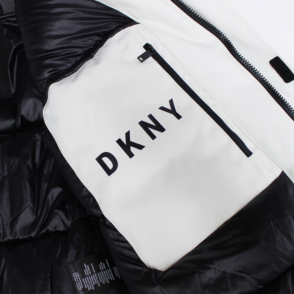 DKNY 남성 후드 로고 패딩 점퍼 파카 이미지 2