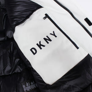 DKNY 남성 후드 로고 패딩 점퍼 파카 착용 후기 | 사이즈/핏 총정리 - 상품 이미지 2