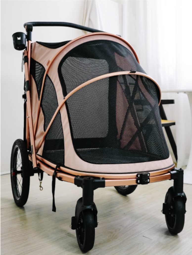 펫신져 헤비 캐리어 접이식 반려동물 유모차 대형견 개모차