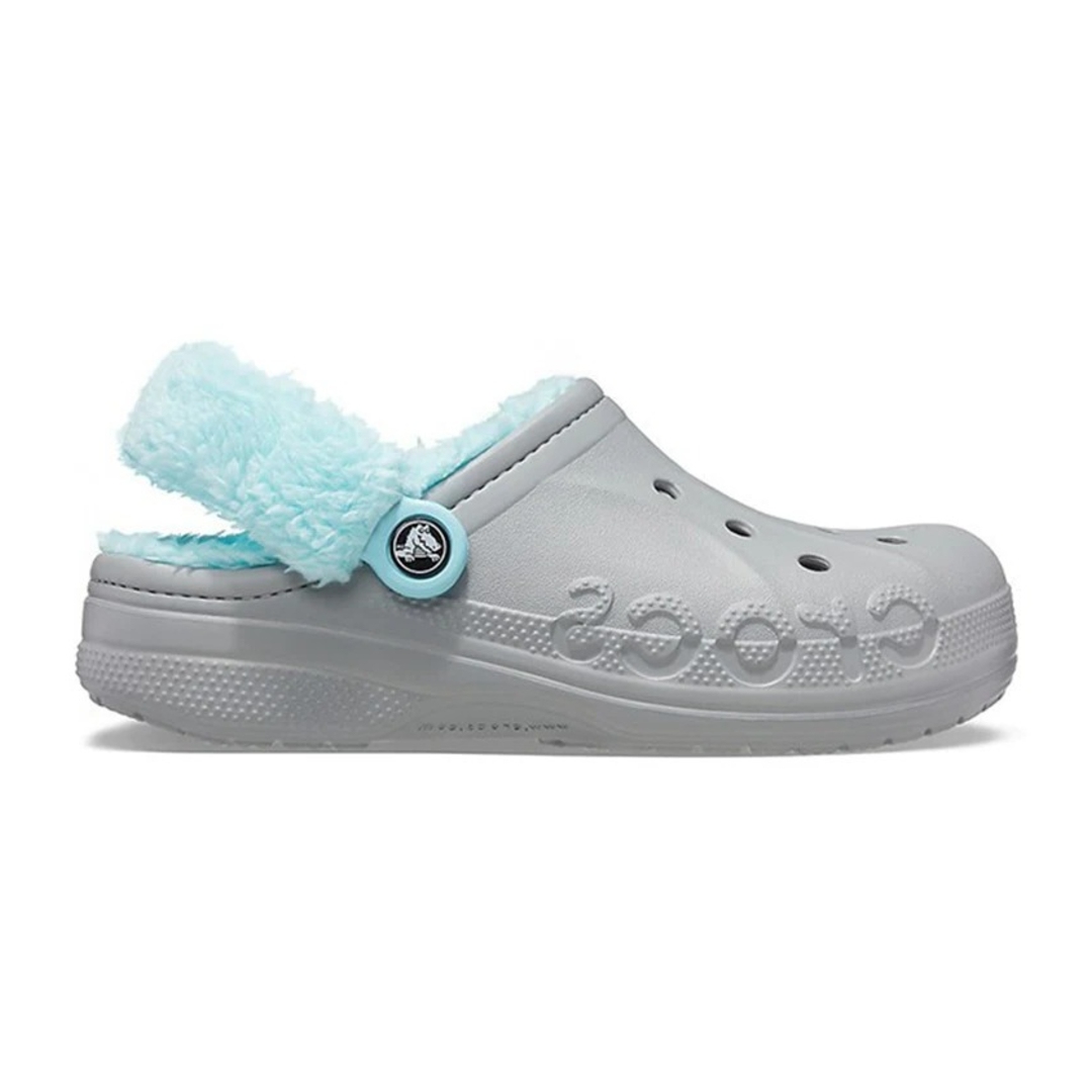 크록스 털슬리퍼 겨울 퍼 털신 털신발 퍼슈어 크록스실내화 그레이민트, 230