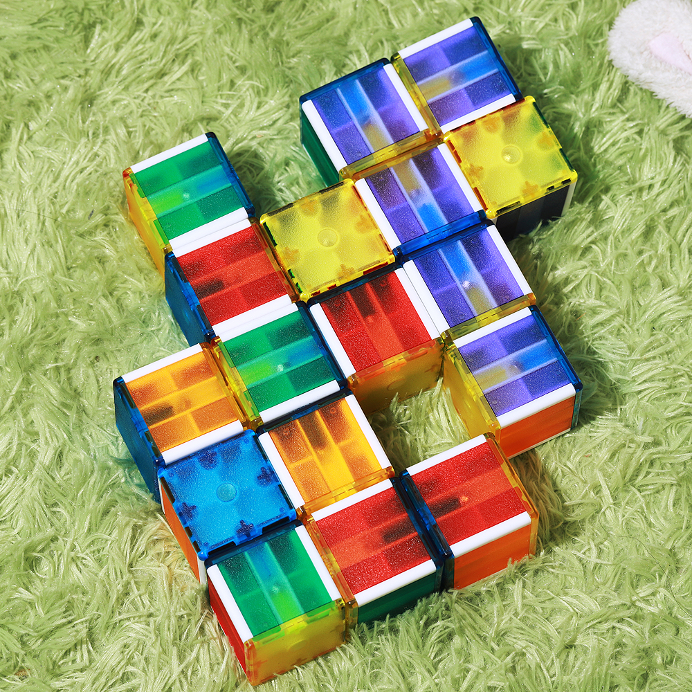 루넬 자석블럭 교구 매직큐브 자석장난감 18pcs