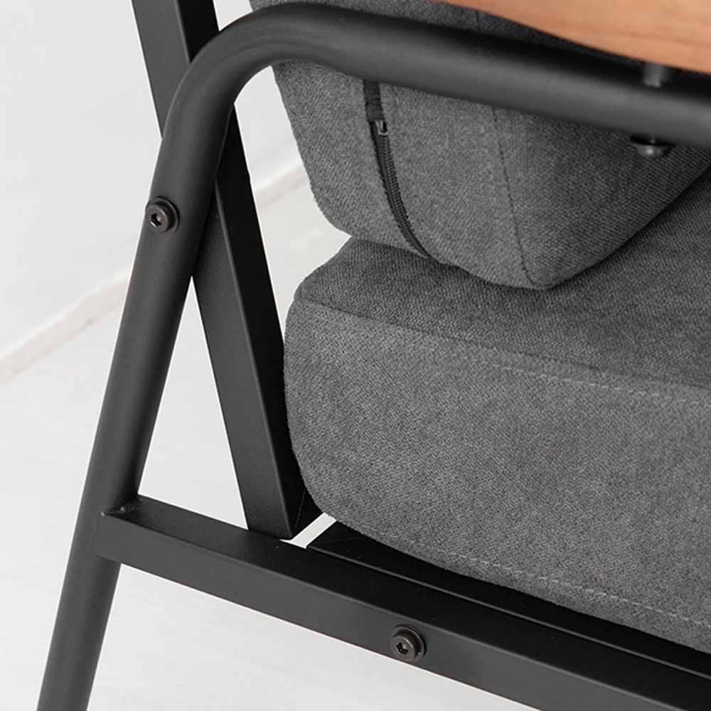 네르센 패브릭 소파 2인 T323 다크그레이 1377.4037