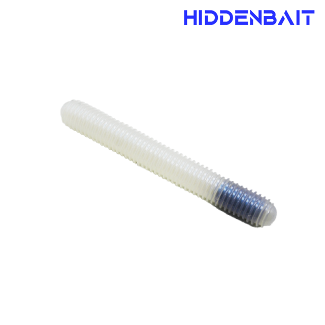 히든베이트 칼리케 싱커 내장형 소프트베이트 배스루어 배스웜 H006 GRAY RED BLACK, 9.9cm - 상세 이미지 3