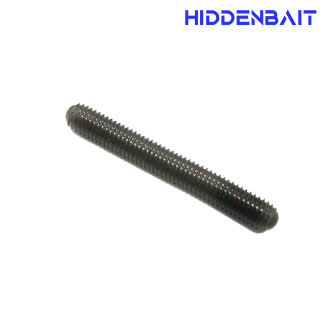 히든베이트 칼리케 싱커 내장형 소프트베이트 배스루어 배스웜 H006 GRAY RED BLACK, 9.9cm - 상품 이미지