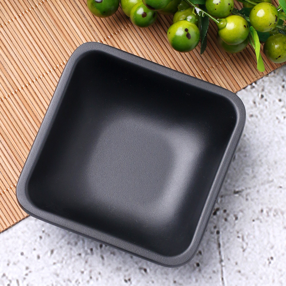 먹토 멜라민 그릇 앞 접시 나눔 반찬 중국집 식당 업소용 식기 7.3cm, 단초장종지 - 상세 이미지 3