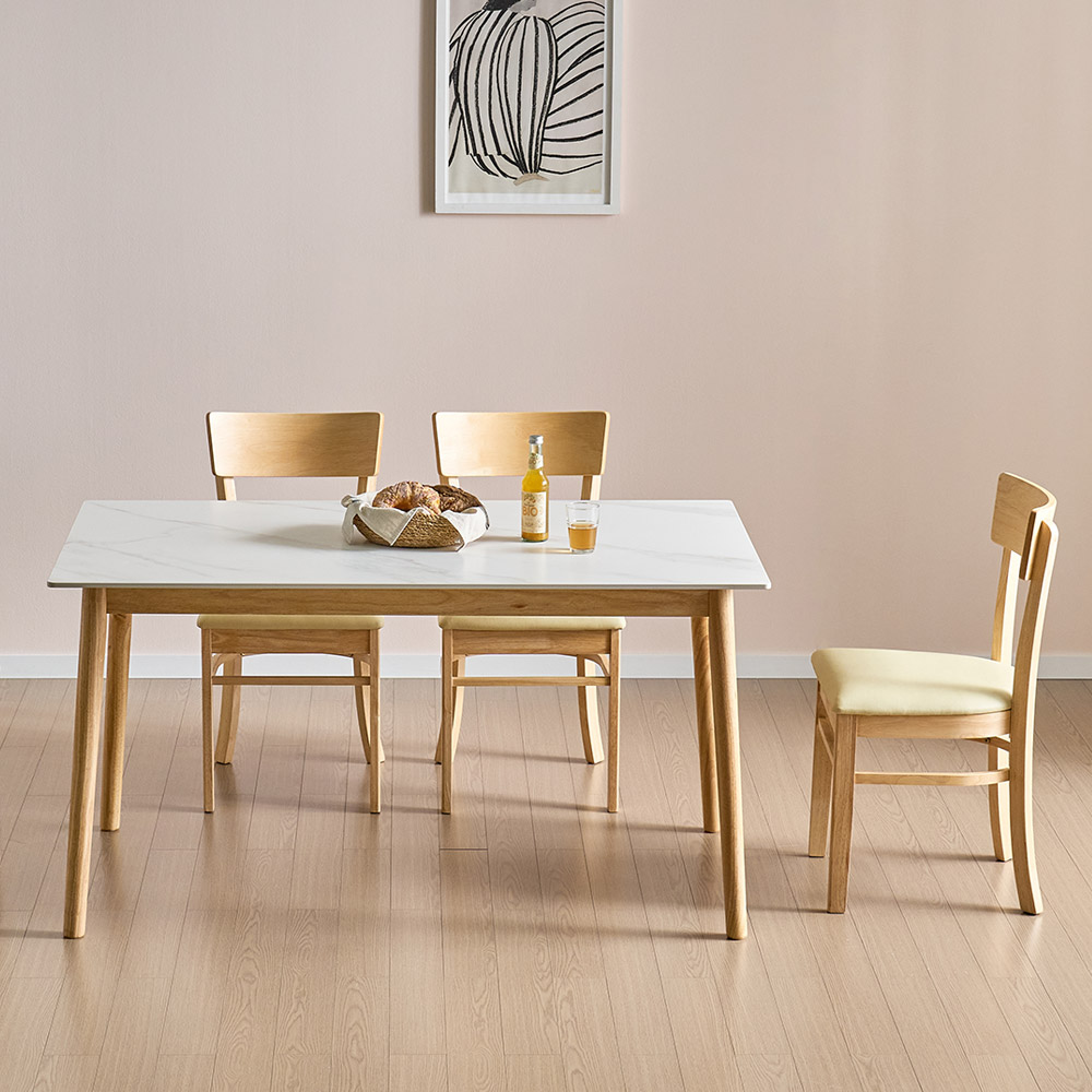 라자가구 셀렌느 세라믹 식탁 4인 1400