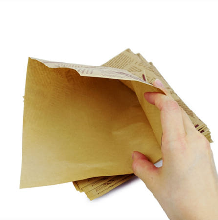 간식 음식용 종이 포장지 50매 햄버거 샌드위치 빵 포장지 왁스 코팅 페이퍼 푸드