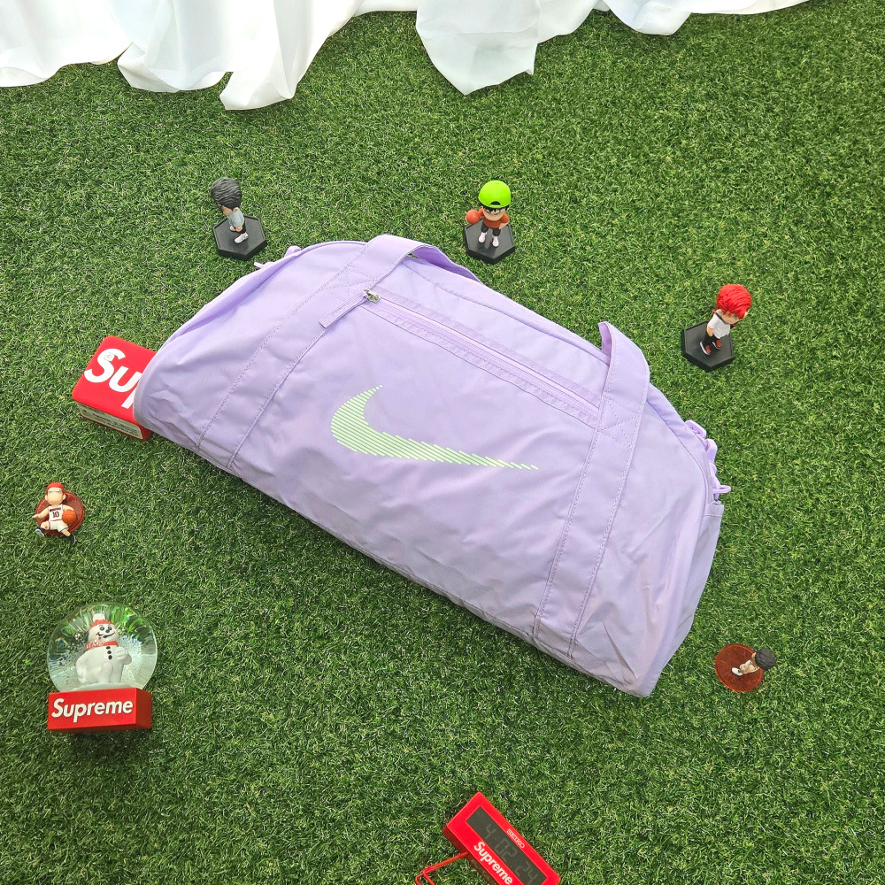 나이키 더플백 운동가방 더블백 헬스 여행 축구 팀백 가방 짐 클럽 24L, 퍼플