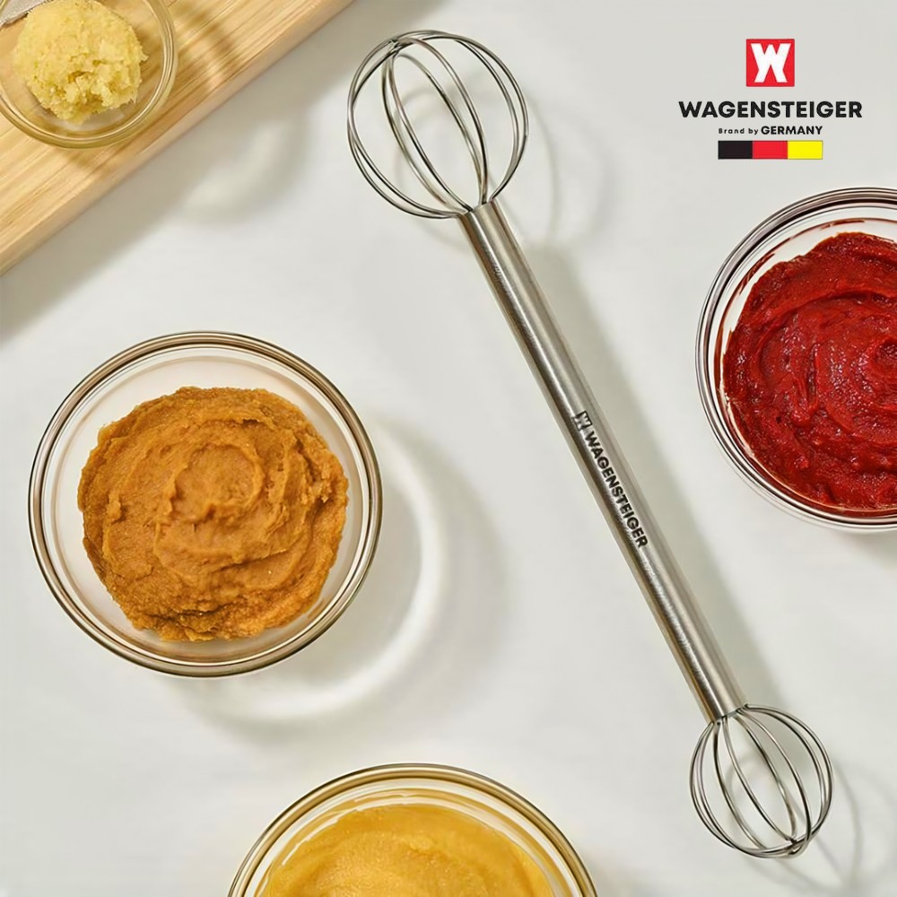 된장머들러 미니거품기 스텐 휘퍼스푼 소형 수동 휘핑기 계란 달걀풀기 메저링 베이킹 섞기