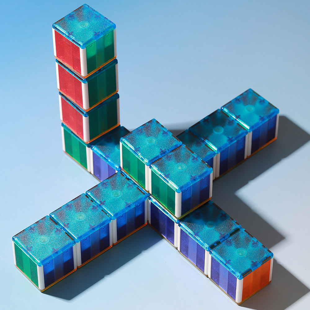 루넬 자석블럭 교구 매직큐브 자석장난감 18pcs