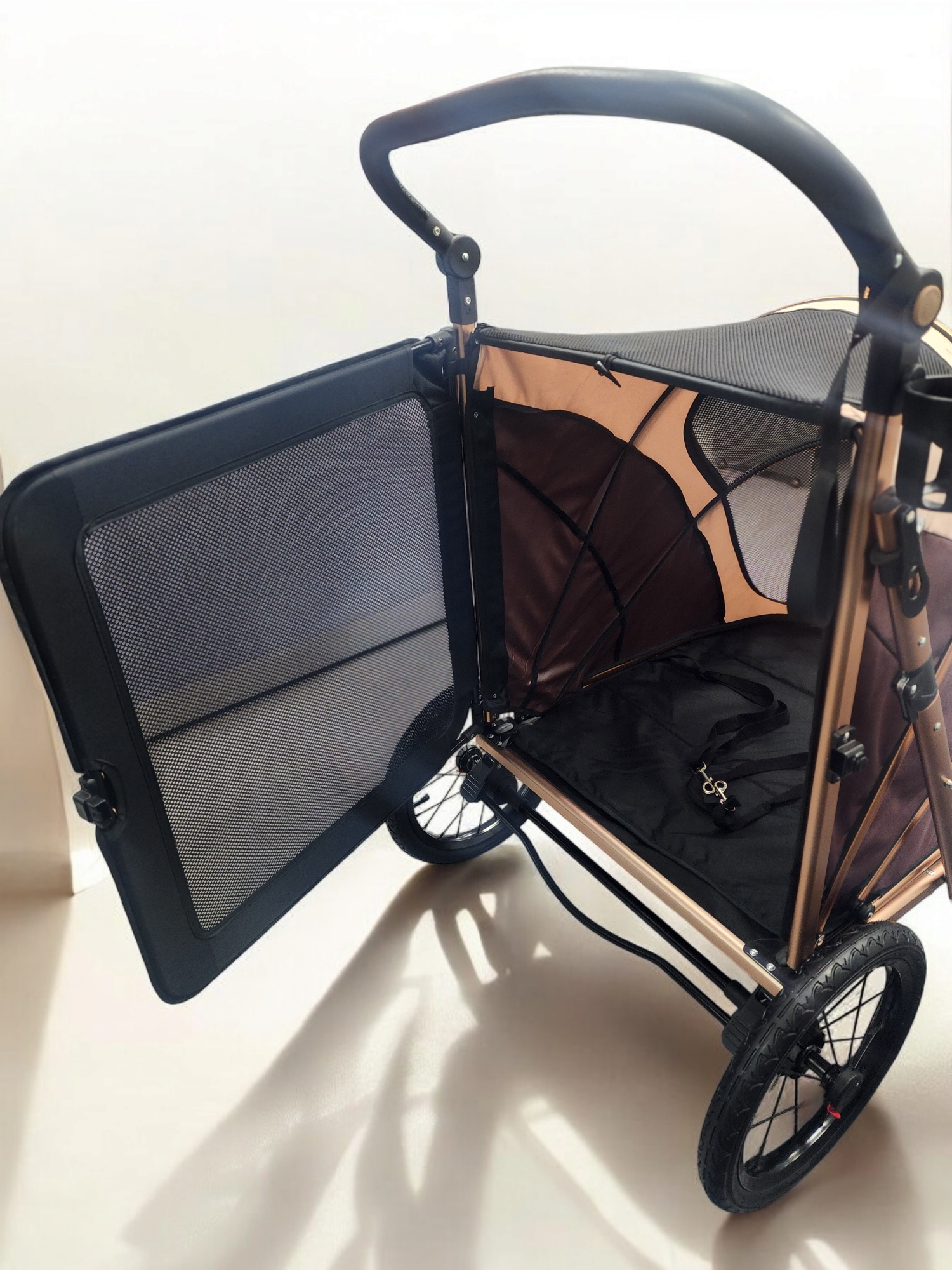 펫신져 헤비 캐리어 접이식 반려동물 유모차 대형견 개모차