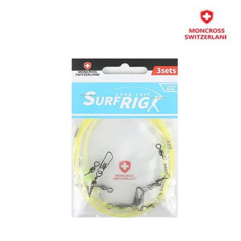 몽크로스 서프리그 유동 원투 채비