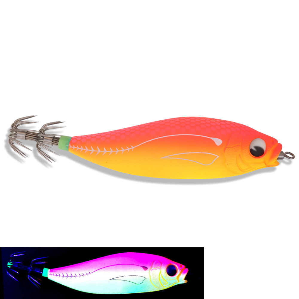 캣츠크로우 모잉 롤링에기 심해 갑오징어 쭈꾸미 에기 No.07 핑크 옐로우, 7cm