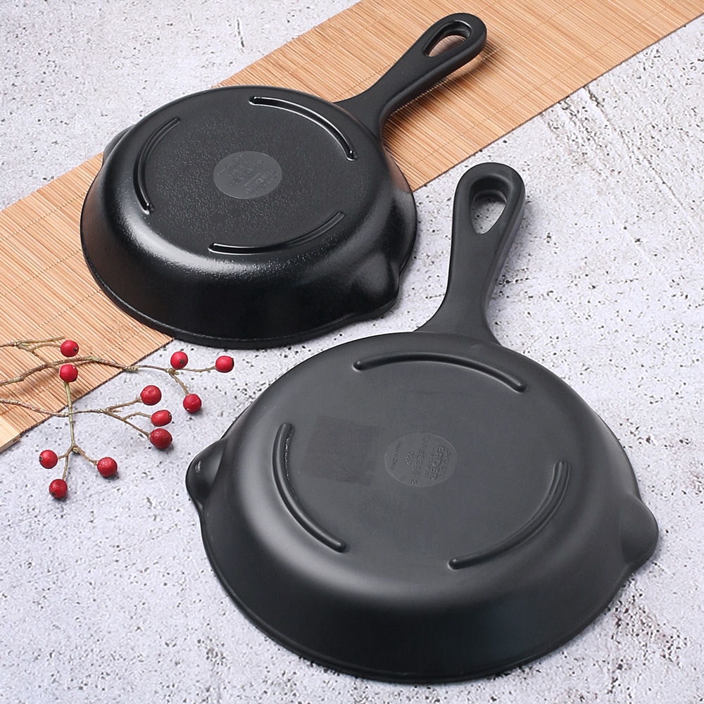 먹토 멜라민 그릇 앞 접시 나눔 반찬 중국집 식당 업소용 식기 23.5cm, 허브 손잡이접시 - 상세 이미지 4