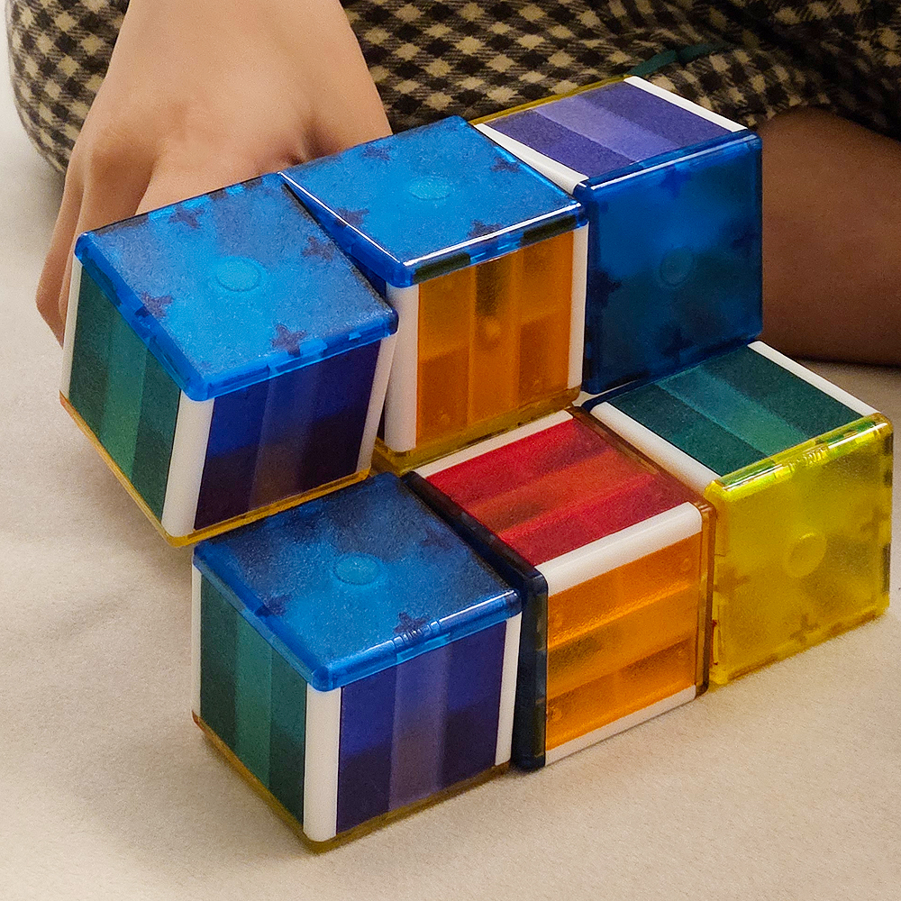 루넬 자석블럭 교구 매직큐브 자석장난감 18pcs