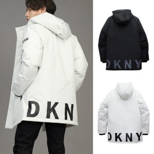 DKNY 남성 후드 로고 패딩 점퍼 파카 착용 후기 | 사이즈/핏 총정리 - 상품 이미지 1