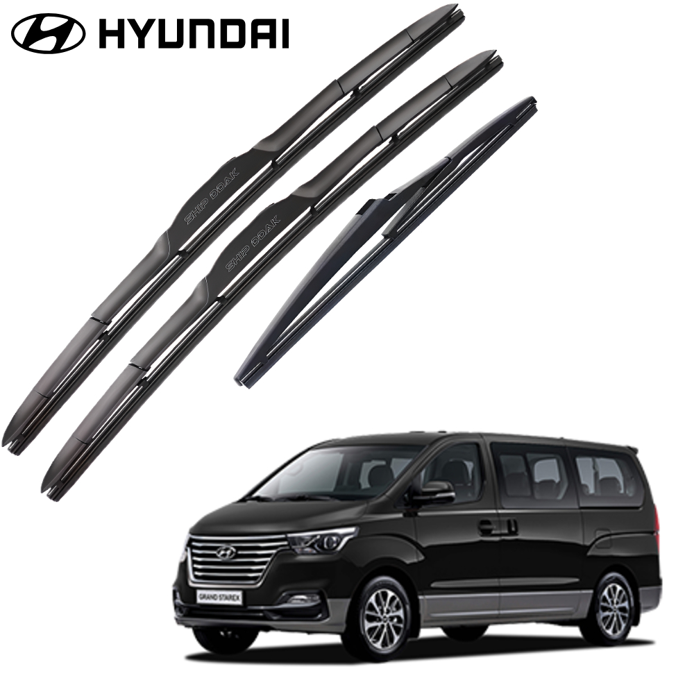 현대 그랜드스타렉스 와이퍼 전차종 순정 호환형 전면 뒷유리 후방 리어 3개 세트