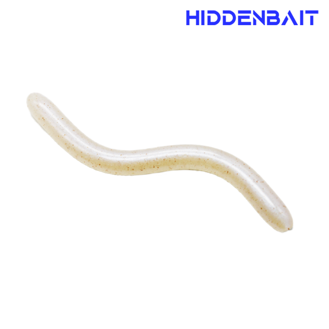 히든베이트 카르메 프리리그웜 배스낚시 배스루어 H002 BLUEPEARL WHITE, 14cm - 메인 이미지