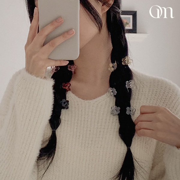 초미니 집게핀 프랑스 반묶음 미니 헤어핀 36pcs 이미지 6