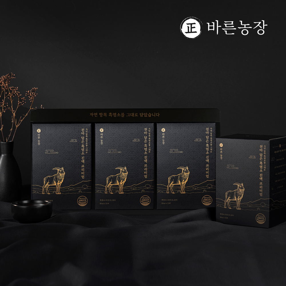 바른농장 흑염소진액 엑기스 천마 담은 흑염소즙 프리미엄 30포, 1개