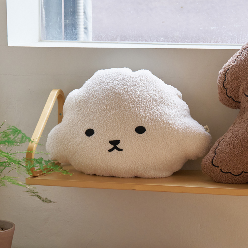 뽀글이 캐릭터 모양 쿠션 소파 인테리어소품 강아지 인형 포인트