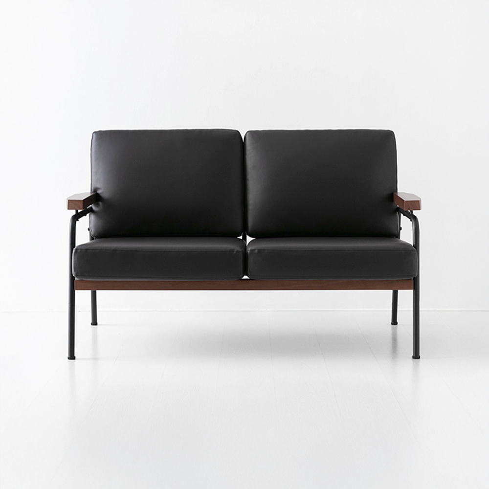 네르센 소파 2인 T323 블랙브라운 8646.4700