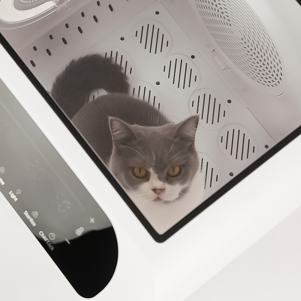 [저소음/음이온] 라빌리 펫드라이룸 강아지 고양이 드라이기 반려동물 털 건조기 털말리기