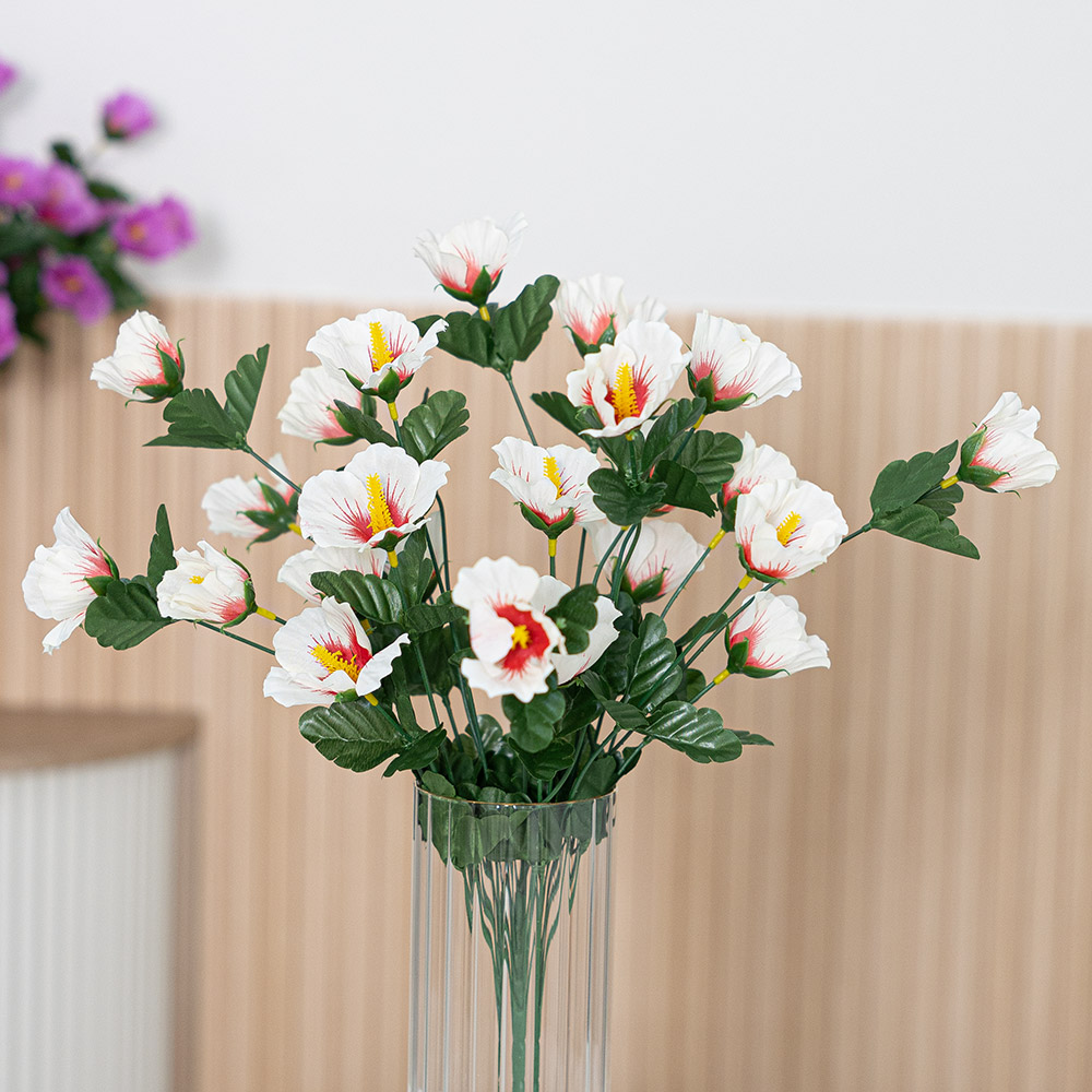 무궁화부쉬 60cm (2컬러) 인테리어 꽃 성묘꽃 납골당 : 플라워트리