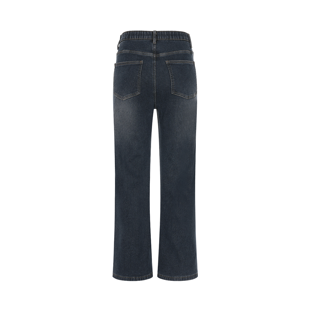 [S-XL] 예시카 히든 밴딩 세미와이드 핏 데님 YJ1DP507 - 상세 이미지 2