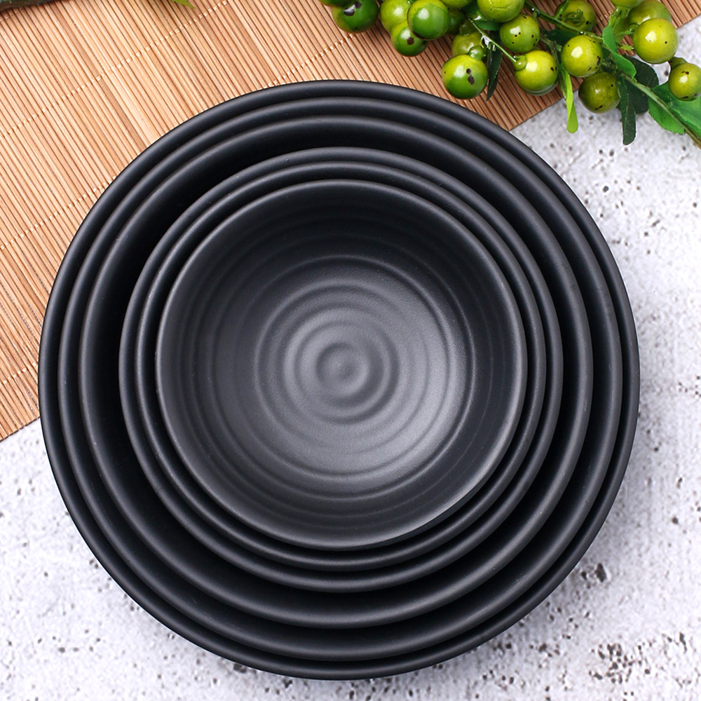 먹토 멜라민 그릇 앞 접시 나눔 반찬 중국집 식당 업소용 식기 15.3cm, 도기찬기 - 상세 이미지 3