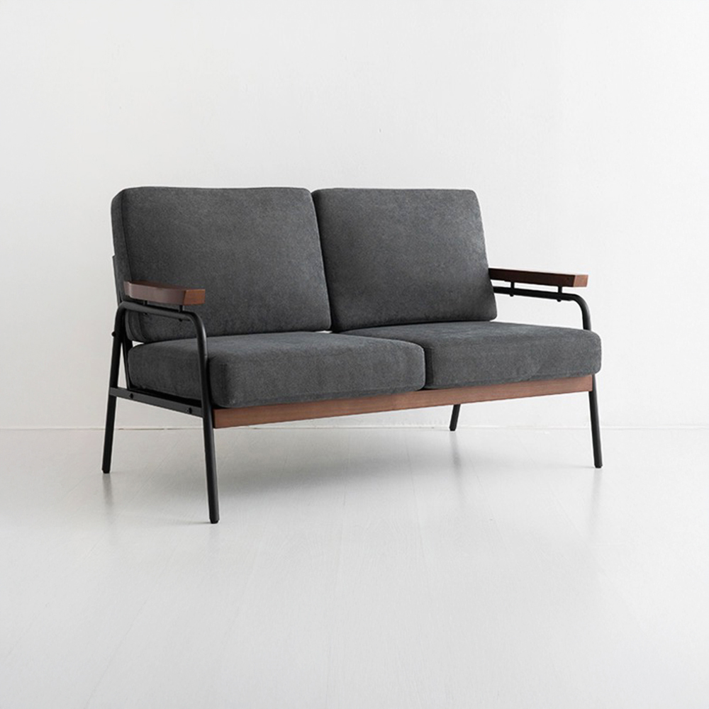 네르센 패브릭 소파 2인 T323 다크그레이 1377.4037