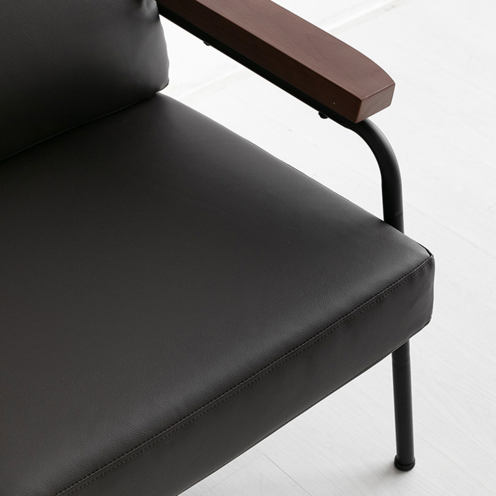 네르센 소파 2인 T323 블랙브라운 8646.4700