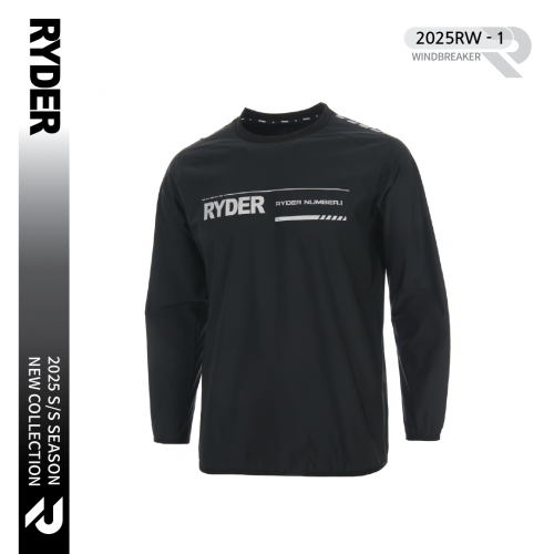 라이더 RYDER 2025RW-1 바람막이 남여공용 배드민턴 탁구 스쿼시 스포츠의류 - 상품 이미지