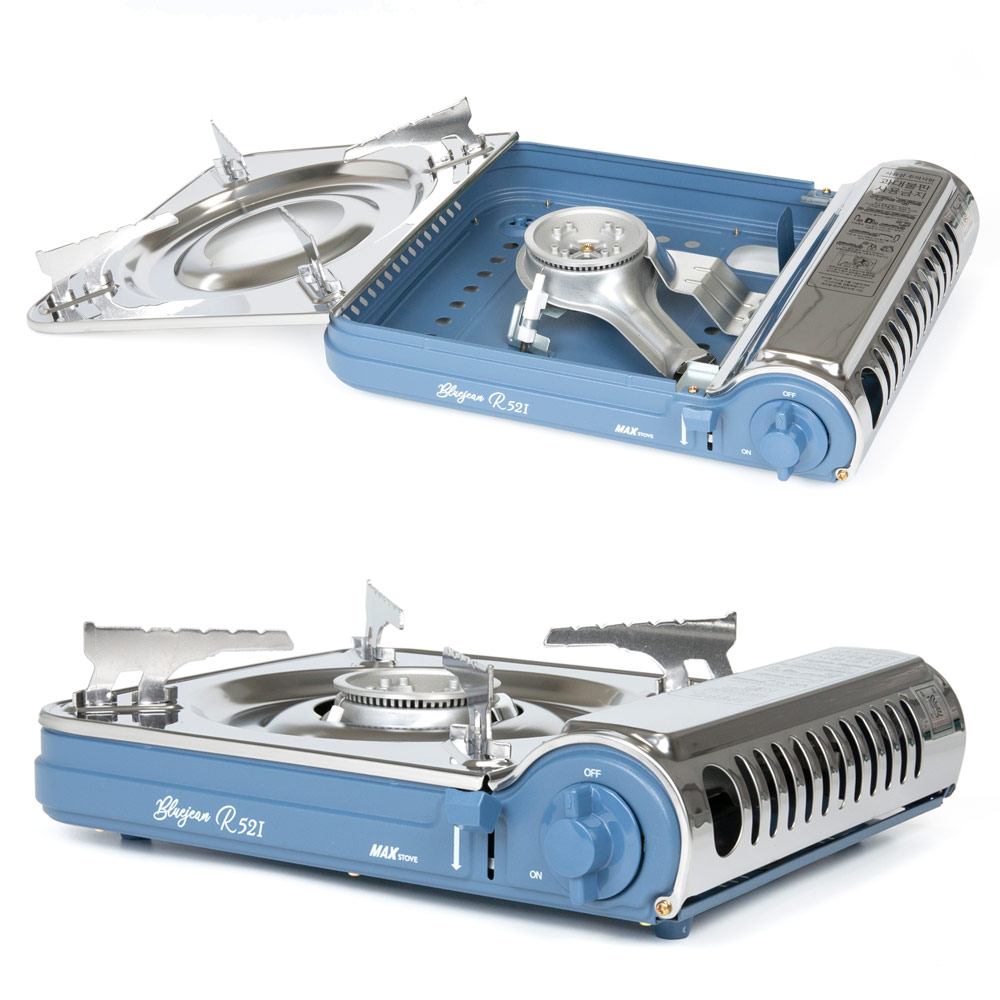 맥스 휴대용 가스렌지 블루 진렌지 MS-521