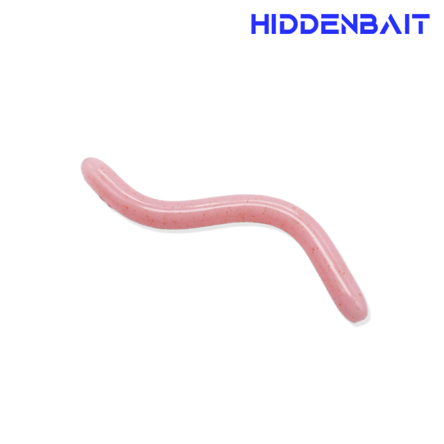 히든베이트 카르메 프리리그웜 배스낚시 배스루어 H008 LIGHT PINK, 10cm(4인치) - 메인 이미지