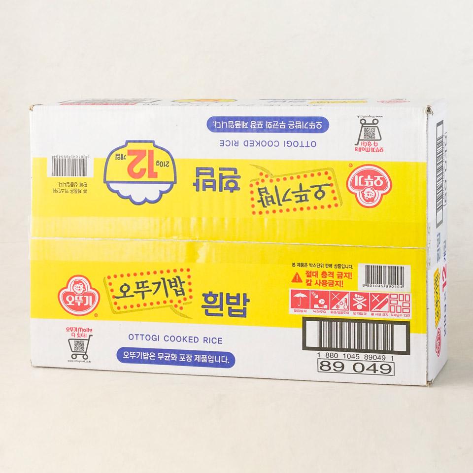 메가마트 오뚜기 오뚜기밥 흰밥  210Gx12 - 상세 이미지 2