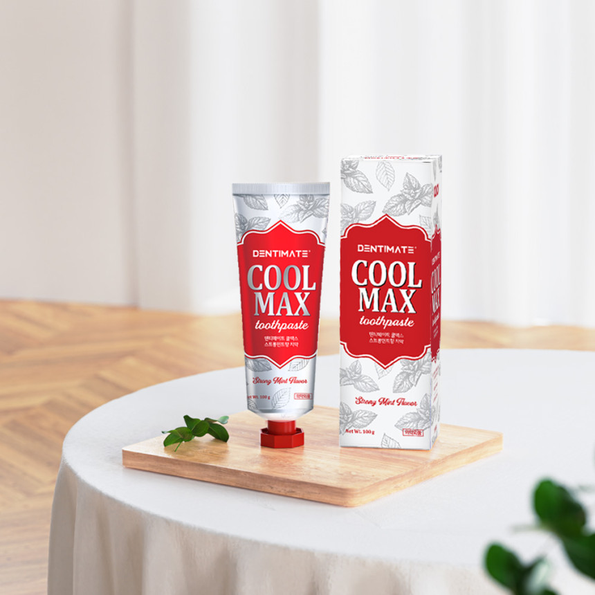 [N배송] 크리오 덴티메이트 쿨맥스 구취케어 치약 스트롱민트향 100g 6개+칫솔3입 증정